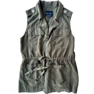 Sanctuary Olive Green Utility Style Vest